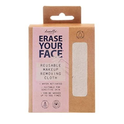 Image of Danielle Creations Erase Your Face Eco Friendly Reusable Make Up Remover Cloth in Nude