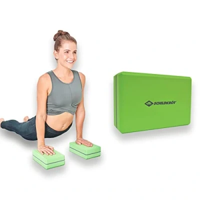 Image of Schildkröt Fitness Yoga Block, Pilates and Meditation Pad, Stretching Aid, Practical Soft Foam