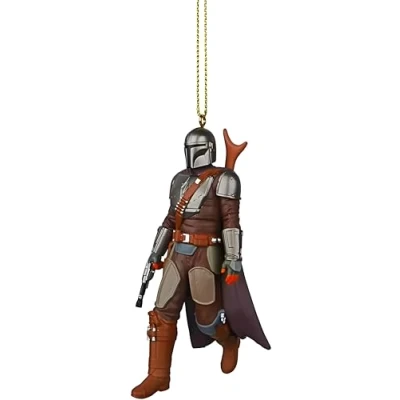 Image of Star Wars 3D Christmas Decorations Ornaments Baubles (Mandalorian)