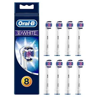 Image of Oral B 81702931 3dwhite Brush Heads, Pack of 8, Special Format for Mailbox