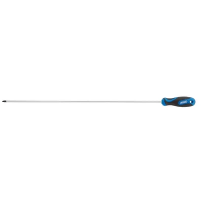 Image of Draper Extra Long Reach Soft Grip PZ Type Screwdriver, No.1 x 450mm