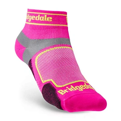 Image of Bridgedale TRAIL RUN Ultralight T2 Coolmax Sport Low Women&#039;s Medium Pink