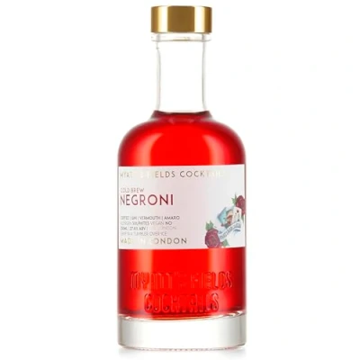 Image of Myatt&#039;s Fields Cold Brew Negroni 250ml 27.6% Gin, Vermouth, and Espresso Infused Campari