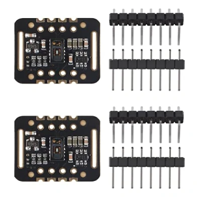 Image of AEDIKO 2pcs MAX30102 Heart Rate Sensor Module Pulse Detection Blood Oxygen Concentration