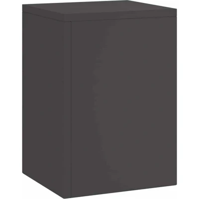 Image of vidaXL Outdoor Plant Stands Pillar 3 pcs Black Steel
