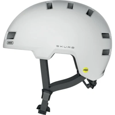 Image of ABUS Skurb MIPS City Helmet: Bike helmet with additional impact protection for skating, BMX riding or longboarding.