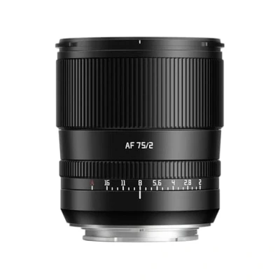Image of TTArtisan 75mm F2.0 Metal Bodied Auto Focus AF Lens Compatible with Sony E Mount Black