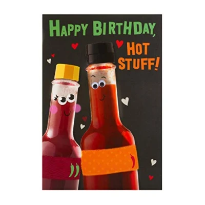 Image of Hallmark General Birthday Card Funny Googly Grub Design