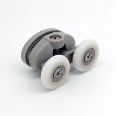 Image of Shower Door Wheels 20mm, 23mm or 25mm Uppers Lowers Double Twin Rollers Runners ROLL020 (Upper Wheel (25mm))