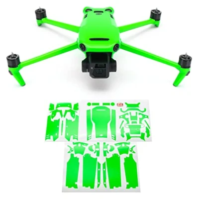 Image of WRAPGRADE Full Skin Stickers Compatible with Mavic 3 / Classic (NEON GREEN)