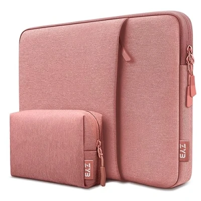 Image of ZYB Laptop Sleeve 13,3 Inch,Waterproof Case for MacBook Air 13 13.6 Inch M3 M2 M1 2024 2022 2020 2017,MacBook Pro 13/14 2023 2012,13,3&quot; Surface HP Pink