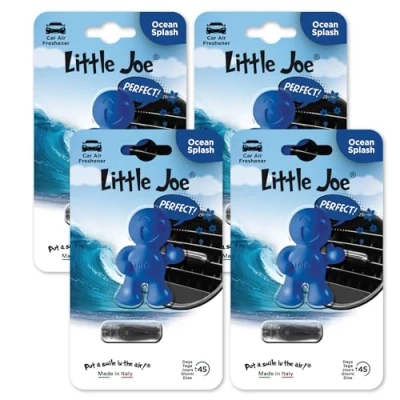 Image of Little Joe Thumbs Up Car Air Freshener, 45 Day Long Lasting Fragrance, Scented Vent Clip for Interior Home &amp; Office 4 Pack Ocean Splash
