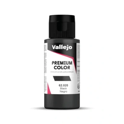 Image of Vallejo Premium Color 60 ml Paint Black