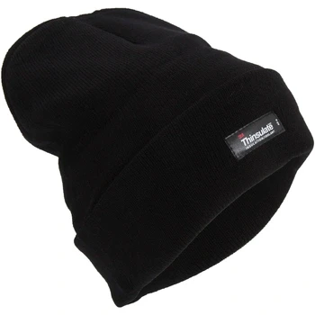 Image of Mens Heatguard Thermal Thinsulate Winter/Ski Beanie Hat (One Size) (Black)