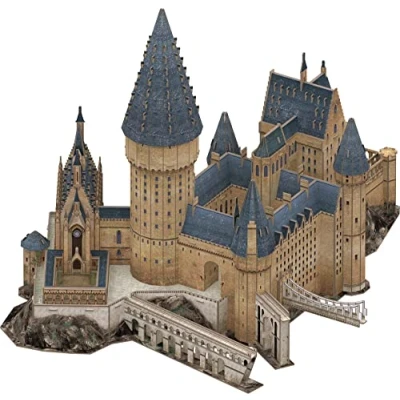 Image of 4d cityscape 4D51060 Harry Potter Asmodee 3D Jigsaw Puzzle The House TM, Hall Castle Hogwarts