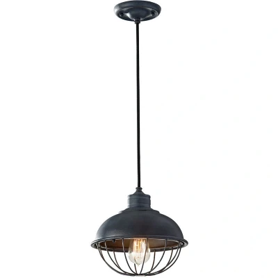 Image of Urban Renewal 1 Light Ceiling Pendant Antique Forged Iron, E27