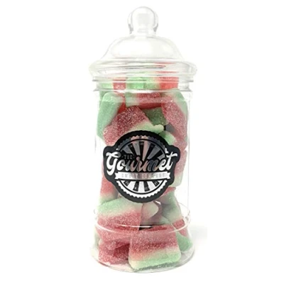 Image of Watermelon Slices Victorian Gift Jar by The Gourmet Sweet Company