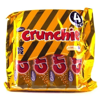 Image of Cadbury Crunchie 4 Bars (Pack of 5, Total 20 Bars)