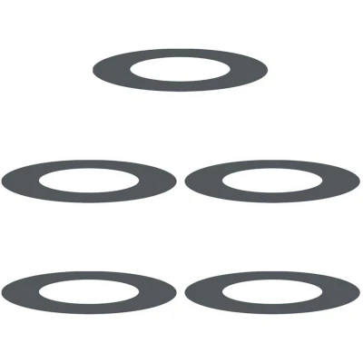 Image of vidaXL Plastic Planter Set Anthracite Large Durable