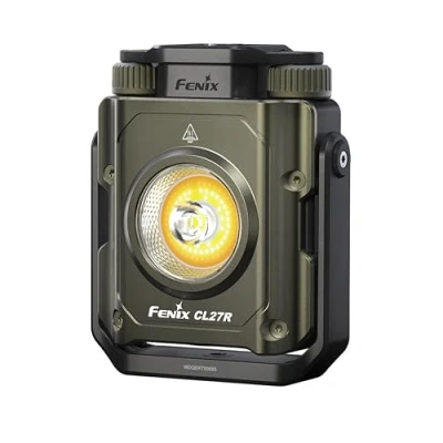 Image of fenix CL27R Green, Rechargeable Multi Beam Lantern 1600 Lumens 180m 285 Hrs Max Red Light Mode Stepless Colour Temperature &amp; Brightness Adjustment 360 Magnetic Handle IP66
