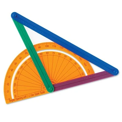 Image of Learning Resources AngLegs 74 Pieces, Ages 5+ Kindergartner Classroom Supplies, Geometry for Kids, Shapes Kids