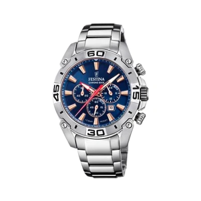 Image of Festina Men&#039;s Analog Japanese Quartz Watch with Stainless Steel Strap F20543/4
