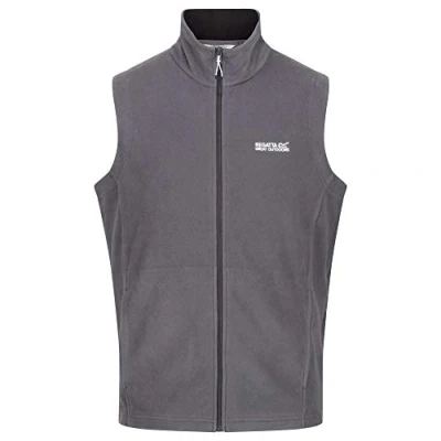 Image of Regatta Men Tobias II Fleece Bodywarmer Seal Grey, Large