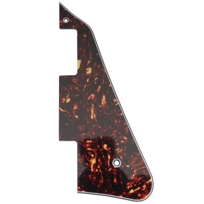 Image of Musiclily LP Guitar Pickguard Scratch Plate for USA Les Paul Modern Style Electric Guitar,4Ply Tortoise Shell
