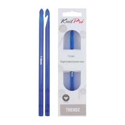 Image of Knit Pro KP51285 7 mm Single Ended Crochet Hook, Multi Colour