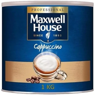 Image of Maxwell House Cappuccino Instant Coffee 1kg Tin (1000 Grams)