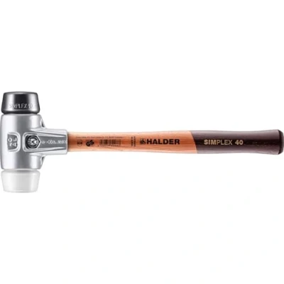 Image of Halder 3127040 &quot;Simplex&quot; Rubber/Superplastic Soft Face Mallet, Multi Colour, 40 mm