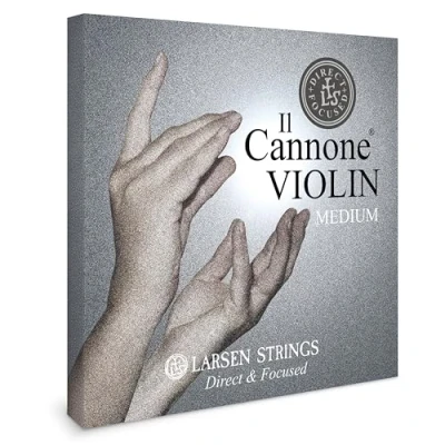 Image of Larsen violin strings Il CANNONE set medium Direct&amp;Focused