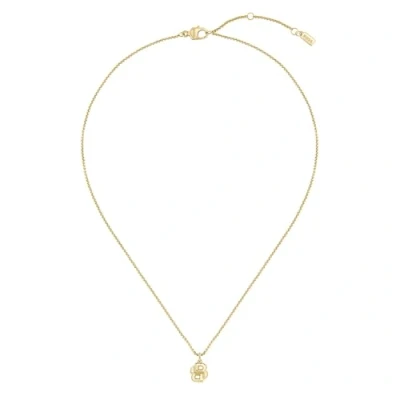 Image of Boss Gold Double B Petite Necklace