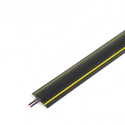 Image of Vulcascot Type 2 Snap Fit Hazard Warning Flexible Cable Protectors Black/Yellow
