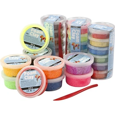Image of Foam Clay®, asstd colours, 28tubs