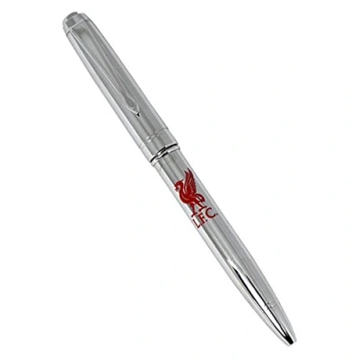 Image of Liverpool FC Official Chrome Football Crest Ball Point Pen (One Size) (Silver)