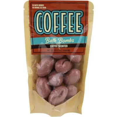 Image of Gift Republic Coffee Bath Bombs 10 Pack Scent 150 Grams