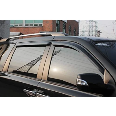 Image of AUTO CLOVER Wind Deflectors Set for Kia Sedona 2006 2014 (4 pieces)