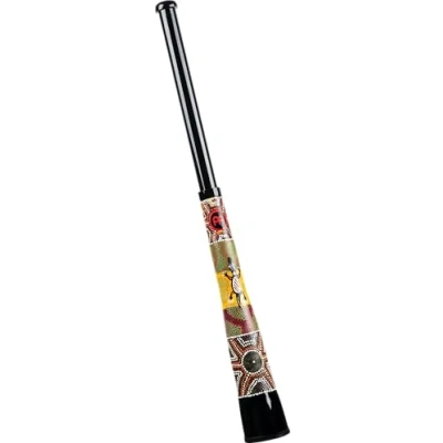 Image of Meinl Percussion Slide Travel Didgeridoo Size adjustable D Tuning Including Bag Plastic, Multicolored (TSDDG2 BK)