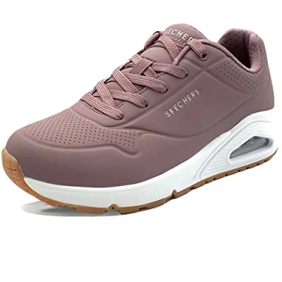 Image of Skechers Women&#039;s Uno Stand on Air Sneaker, Pink, 5 UK