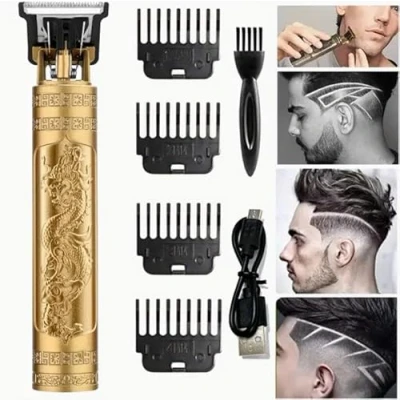 Image of Hair Clippers for Men, USB Cordless Rechargeable Grooming Kits Professional Trimmer Zero Gapped T Blade Edgers Electric Beard Cutting Kit