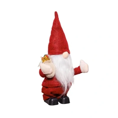 Image of Samuel ALEXANDER 28cm Battery Operated Musical Walking Christmas Gonk Decoration in Red
