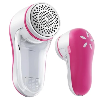 Image of POPCHOSE Debobbler, Rechargeable Bobble Remover for Clothes, Electric Lint Knitwear, Fabric Shaver Fuzz Jumpers, Wool Defuzzer Ball