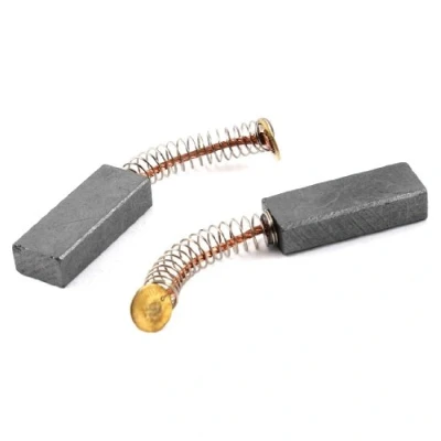 Image of Sourcingmap Rotary Tool Replacement 25mm x 10mm 6mm Carbon Motor Brush 2 Pcs