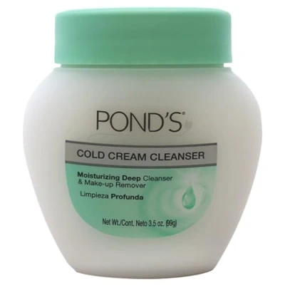 Image of Pond&#039;s Cold Cream Cleanser Pack of 3 (99g/3.5oz) Moisturising, Deep Cleansing, Make up Removing