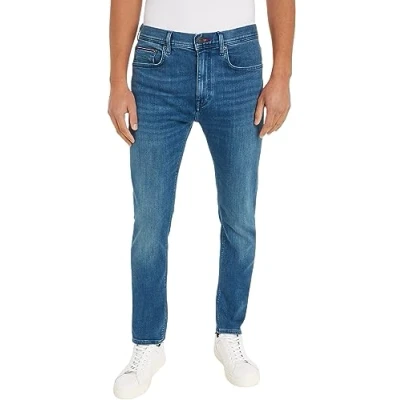 Image of Tommy Hilfiger Men&#039;s Slim Bleecker Jeans Stretch, Blue (Lington Blue), 31W / 34L