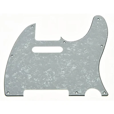 Image of KAISH White Pearl Tele Guitar Pickguard Scratch Plate for Fender Telecaster