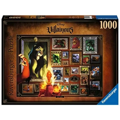 Image of Ravensburger 16524 Disney Villainous: Scar Jigsaw Puzzle, Multicolor, 27 x 20 inches (70 50 cm) When Complete