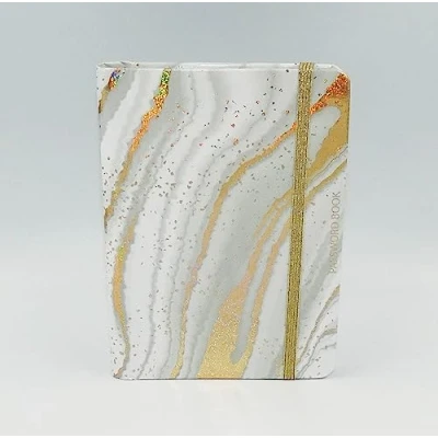 Image of Password Book A Z Tabbed Notebook for Internet Login Information&#039; Small Pocket Size Keeper Journal Computer, Website Marble