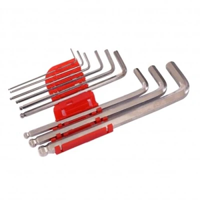 Image of Oypla Set of 9 Hex Allen Wrench Repair Tool L Shape TRX Key